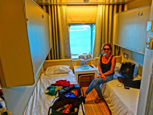 Cabin on Greek ferry