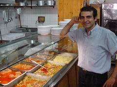 Markos at Peristeri Restaurant in the Plaka