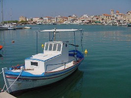 Harbor of Aegina, Greece