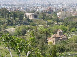 Athens Greece: Thission or temple of Haephestus