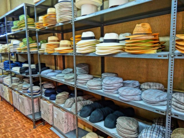Hat shop in Athens