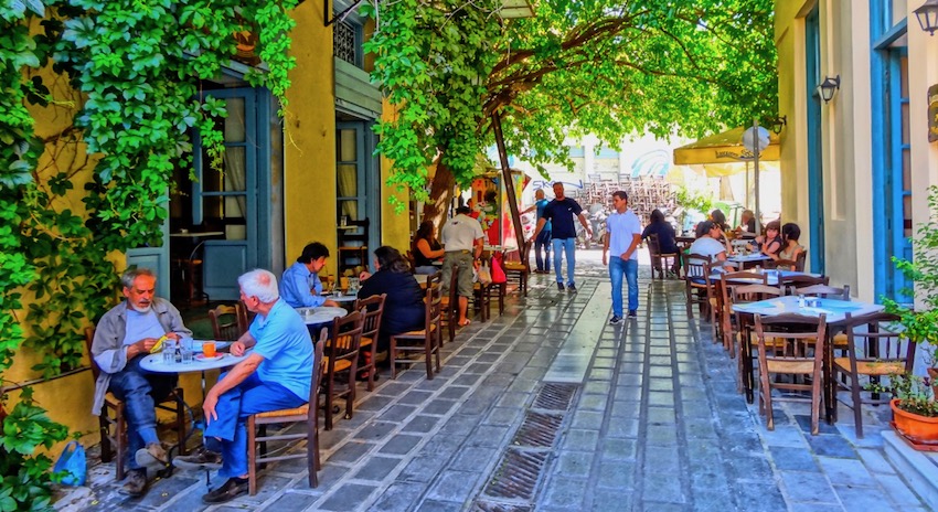 Cafe in Monastiraki, Athens