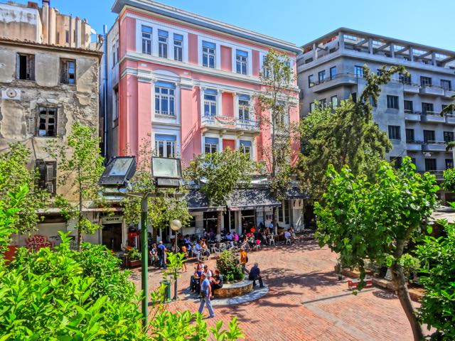 Agia Irini Square, Aiolou Street