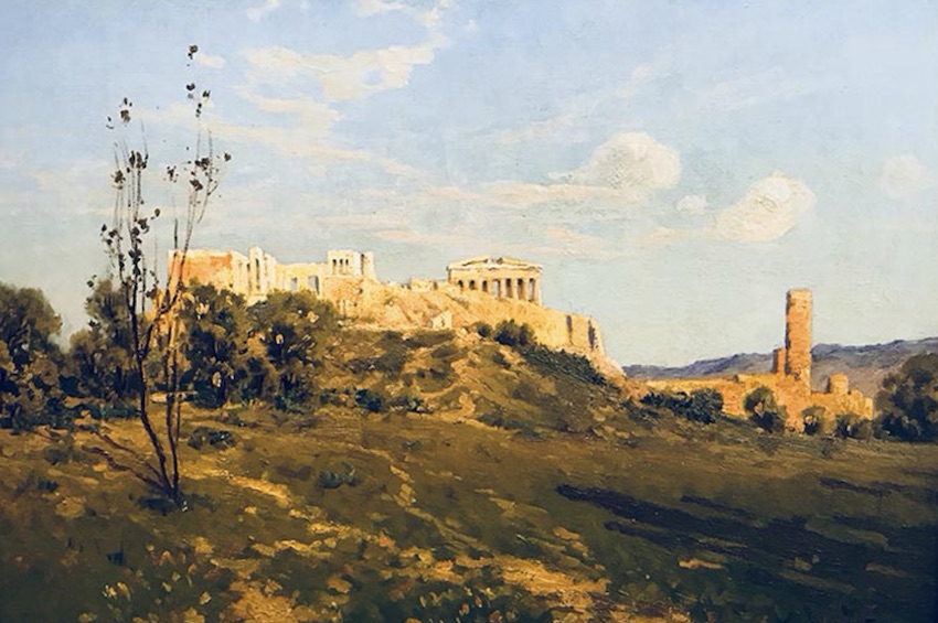 Acropolis painting, Tsantalis Gallery