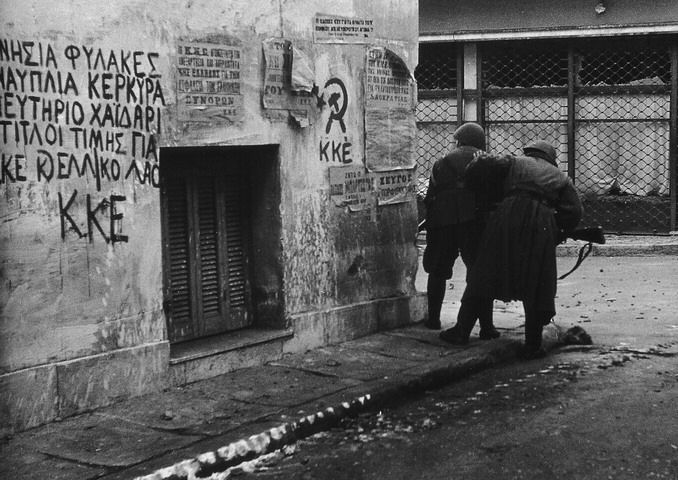 Grafitti during the Greek Civil War