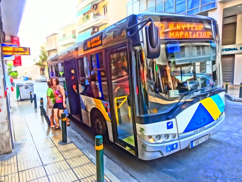 Athens public bus