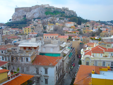 Athens in February