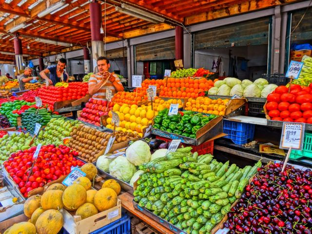 Athens fruit market