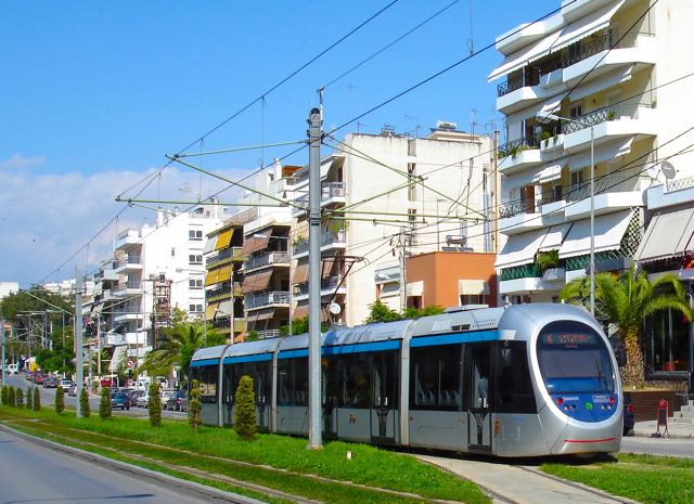 Athens Tram in Nea Smyrni