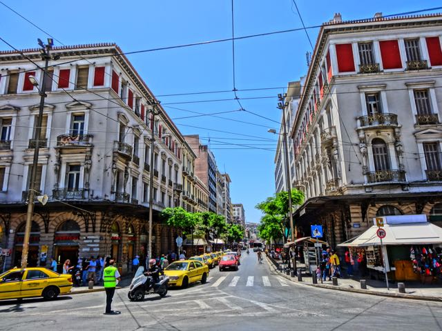 Omonia Square and Athinas Street