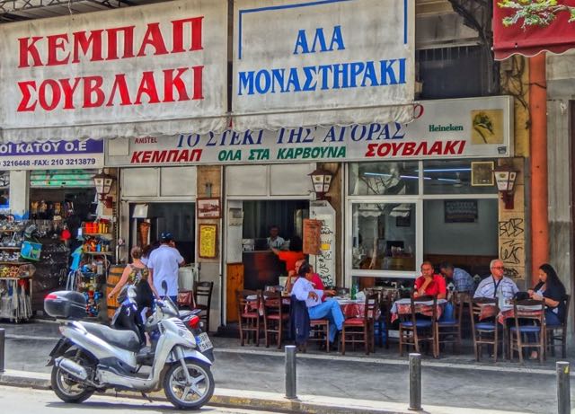 Athinas Street souvlaki shop
