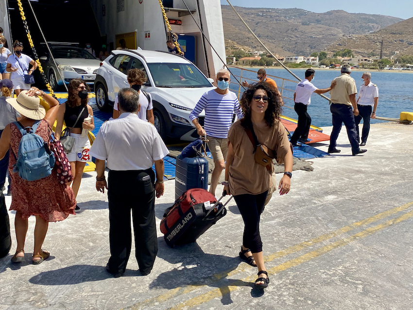 Baggage on ferries