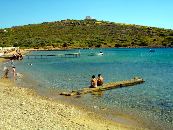 sounion beach