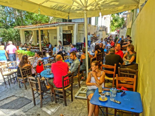 Dioscouri Cafe in the Plaka