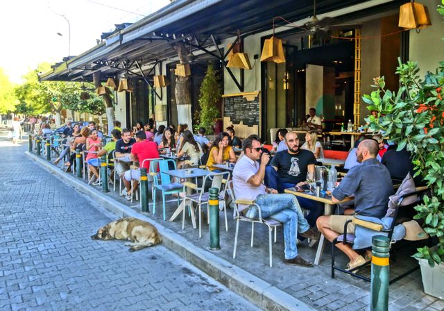 Cafe in Gazi, Athens