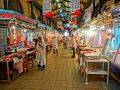 athens central market, meat section