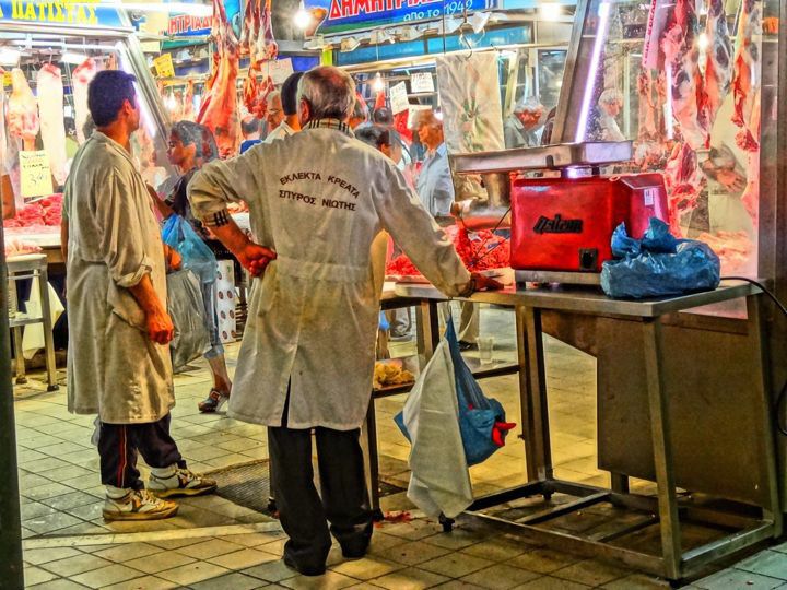 Athens Central market,