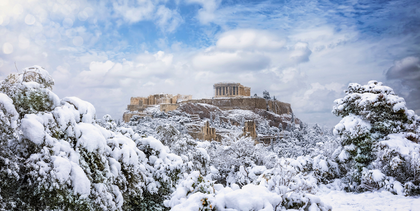 Athens Greece For Christmas 