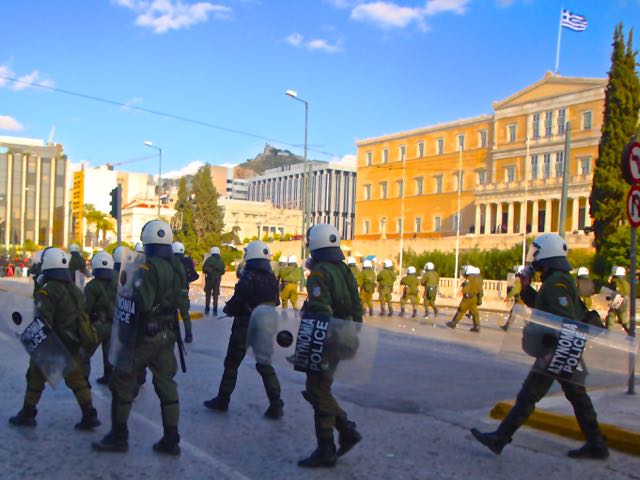 Syntagma Dec 2008 Demonstration