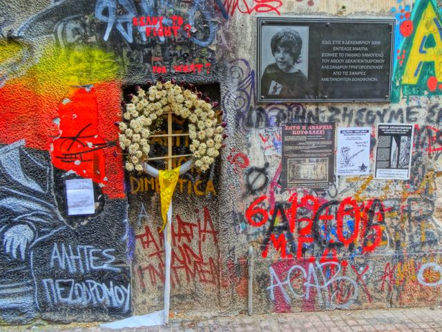 Alexander Grigoropoulou shrine, Exarchia