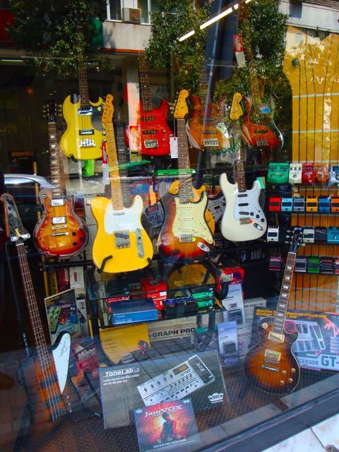 Exarchia Guitar shop