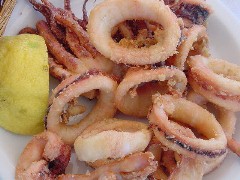 Athens Food: Fried Kalamari