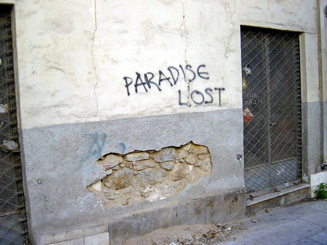Graffiti in gazi, athens, greece