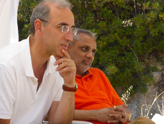 Dr Nicholaos Kostopoulos and Vaidya Asvin Barot