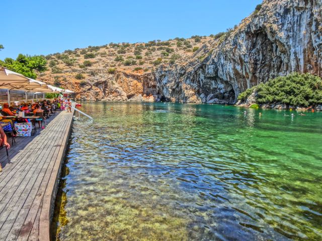 Athens Greece: Lake Vouliagmeni Health Spa