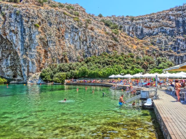 Lake Vouliagmeni spa