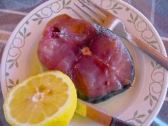lakerda, marinated tuna