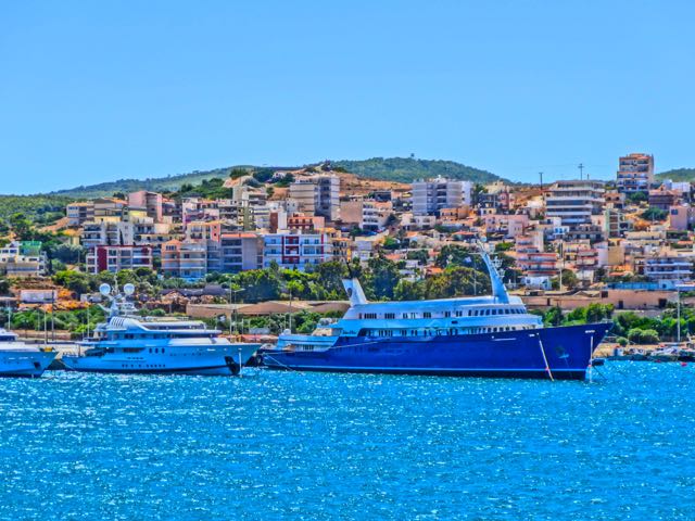 Yachts in Lavrion