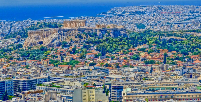 Acropolis from Lykavettos