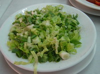 Athens Food: Lettuce salad