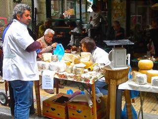 Cheese market in Psiri