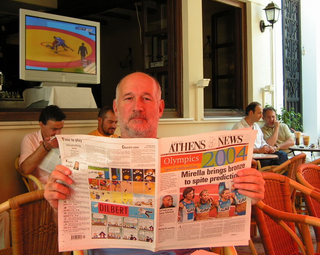 Coffee in Athens during the Olympics