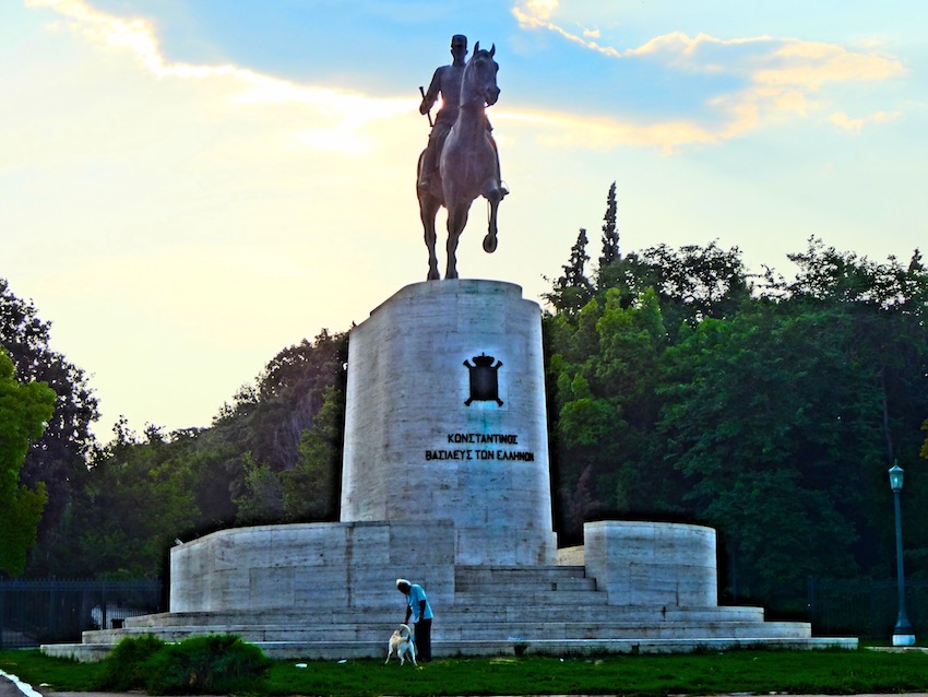 Statue of King Constantine of Greece