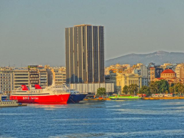 ferry boats in Pireaus