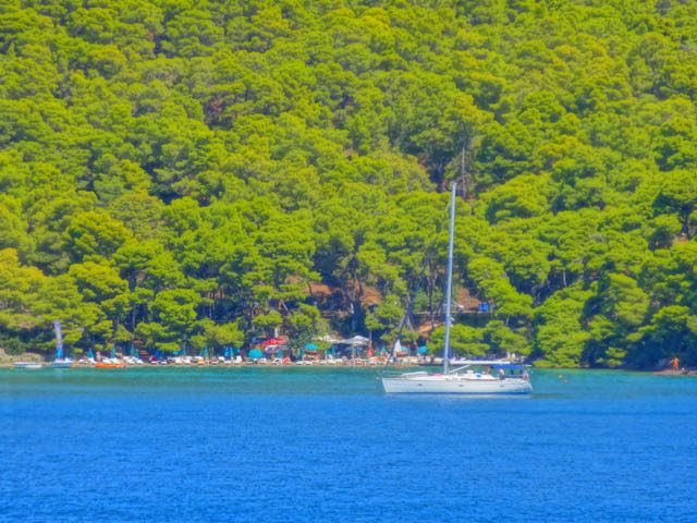 Sailboat in Poros