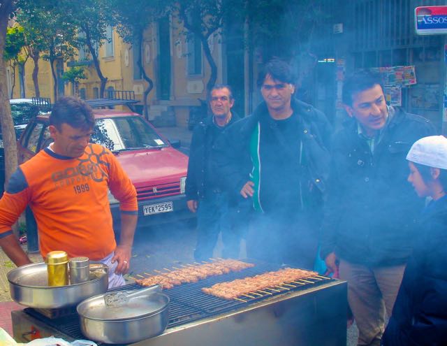 Athens street Food: Souvlaki