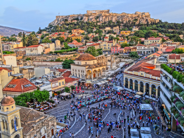 Monastiraki flea market, Athens, Greece