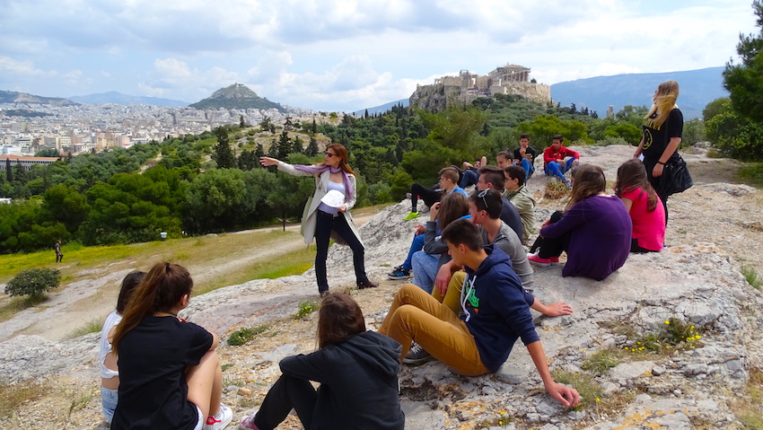 Nadia tour guide in Athens