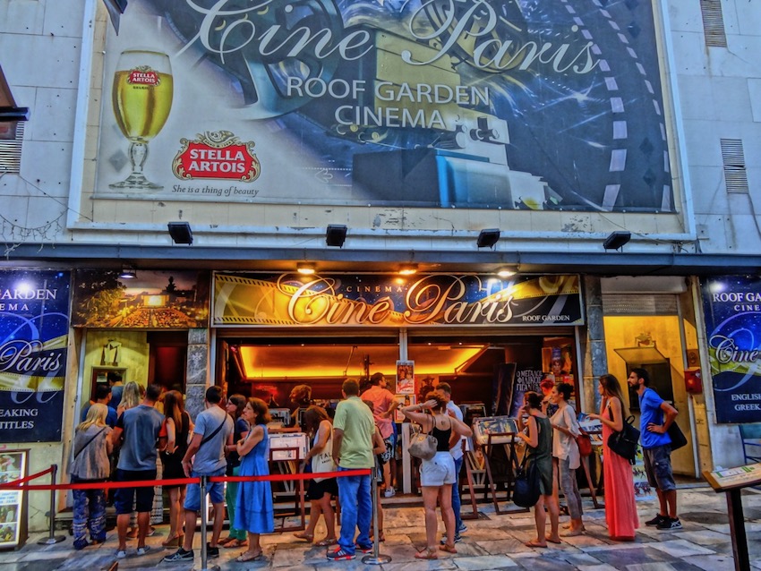 Cine Paris outdoor cinema Athens